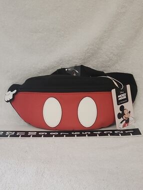 Primark Mickey Mouse Red and Black Waist Bag